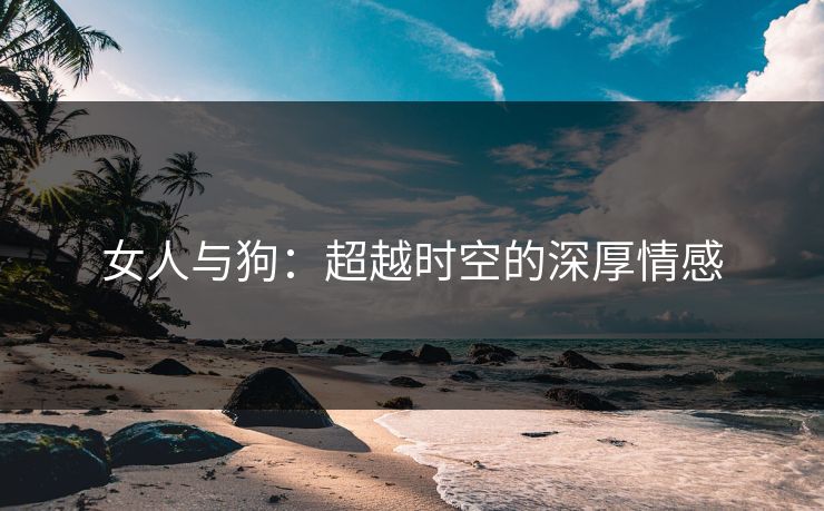 女人与狗：超越时空的深厚情感